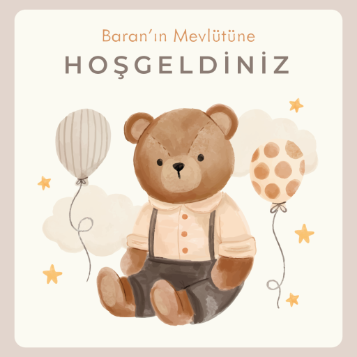 Mevlüt Baby Shower Etiketleri
